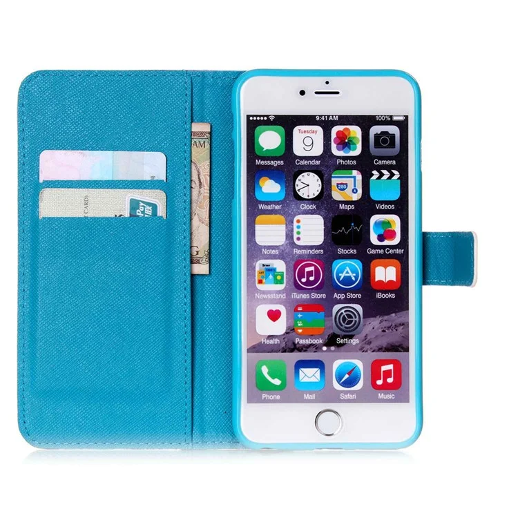 Magnetic Leather Stand Phone Case for iPhone 6s Plus / 6 Plus Plus - Forever and Always