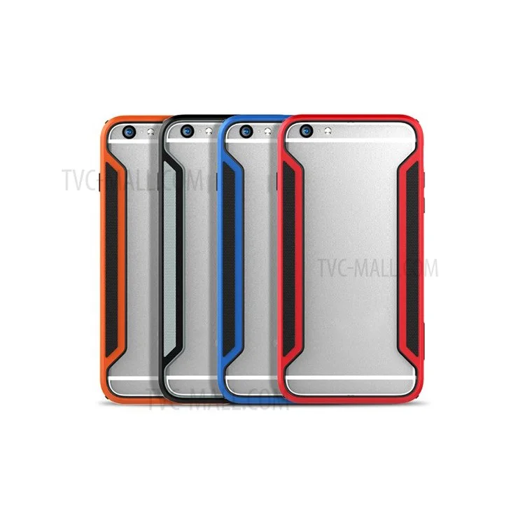 NILLKIN Armor-Border Series PC + TPU Bumper Rim Case for iPhone 6 Plus / 6s Plus 5.5 inch - Red