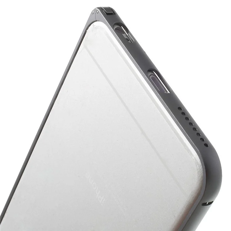 LOVE MEI for iPhone 6 Aluminum Alloy Frame Cover with Curved Edges - Silver