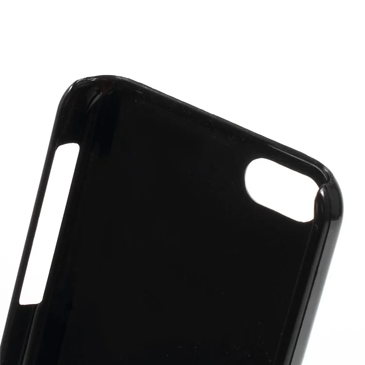 Colorized Feather Metal Skin Hard Cover Case for iPhone 5c