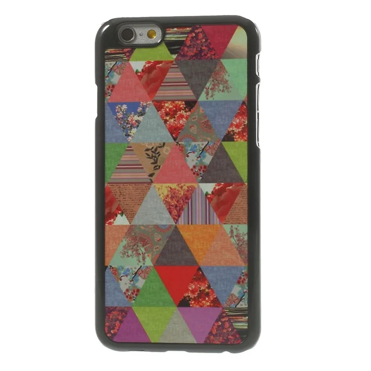 Triangles & Flowers Metal Skin Hard Shell Case for iPhone 6s 6 4.7 inch