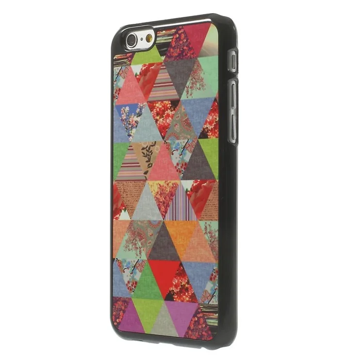 Triangles & Flowers Metal Skin Hard Shell Case for iPhone 6s 6 4.7 inch
