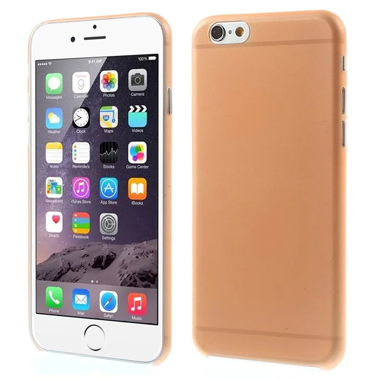 Slim 0.3mm Matte PC Hard Cover for iPhone 6s / 6 4.7 inch - Orange