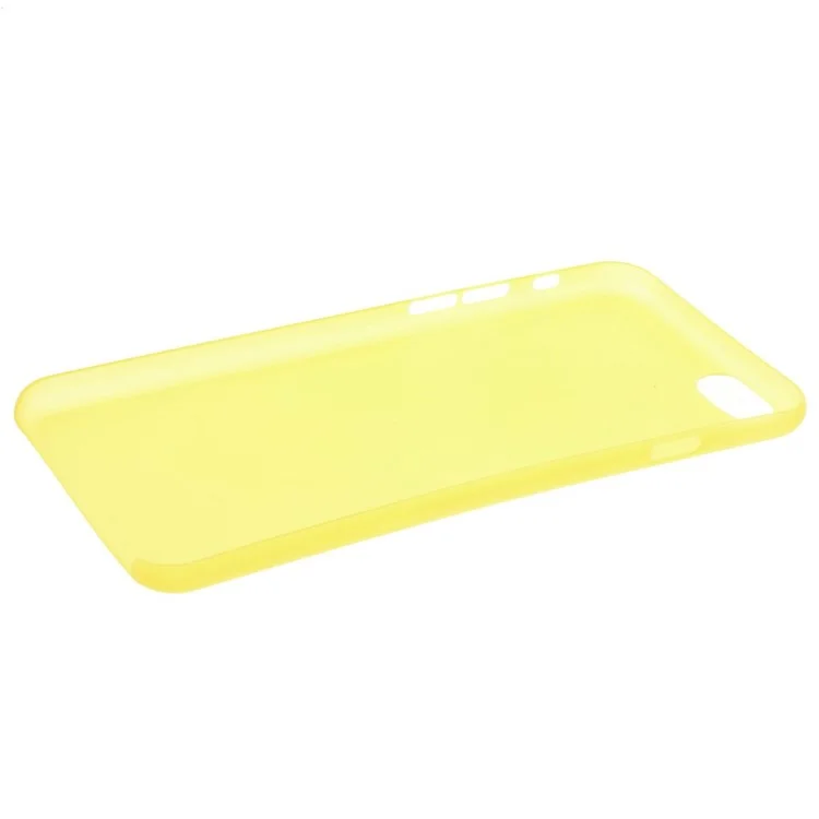 Slim 0.3mm Matte PC Hard Cover for iPhone 6s / 6 4.7 inch - Yellow