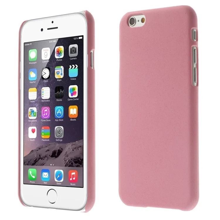Pink Matte Quicksand Plastic Case for iPhone 6s / 6 4.7 inch