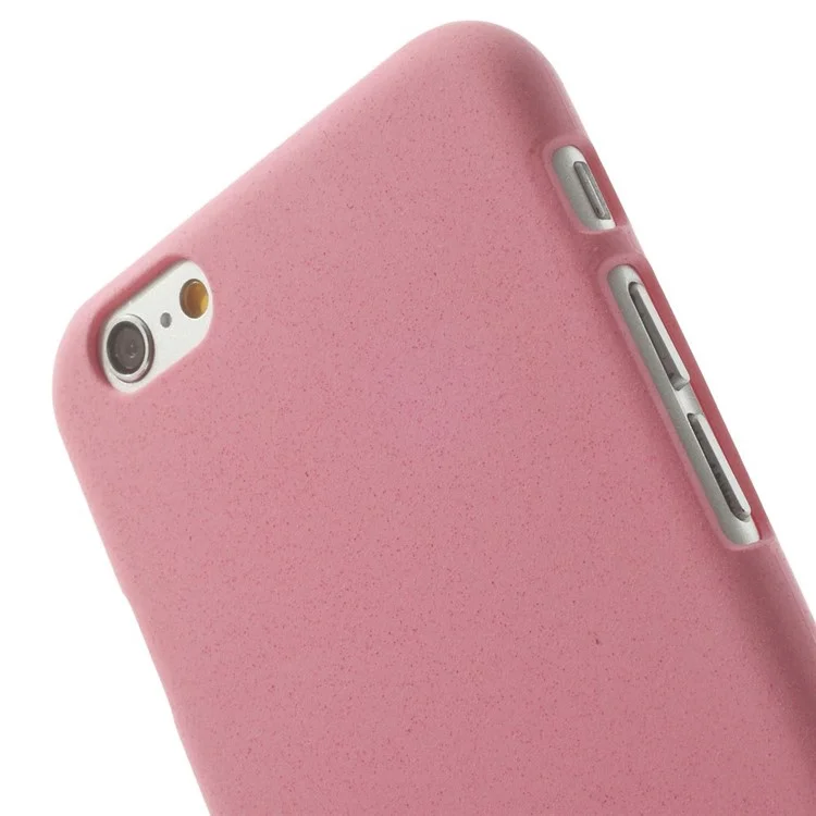 Pink Matte Quicksand Plastic Case for iPhone 6s / 6 4.7 inch