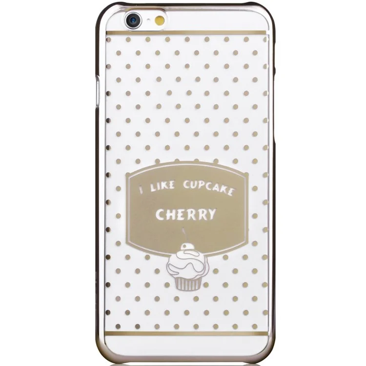 Devia Fun & Love PC Electroplating Cover for iPhone 6 4.7-inch - Cake