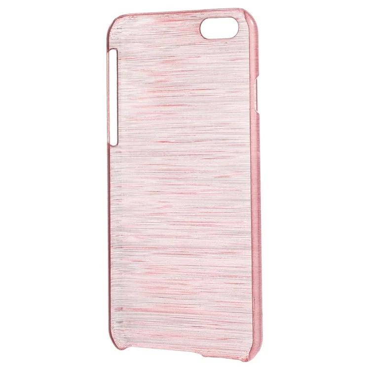 Glossy Outer Brushed Inner Plastic Case for iPhone 6s / 6 - Red