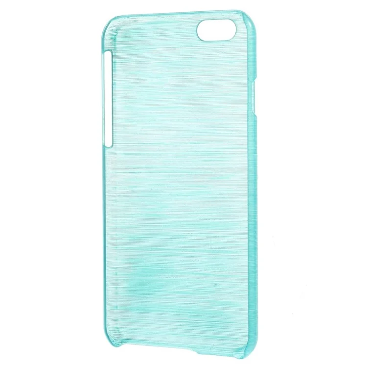 Glossy Outer Brushed Inner Hard Back Case for iPhone 6s / 6 - Blue