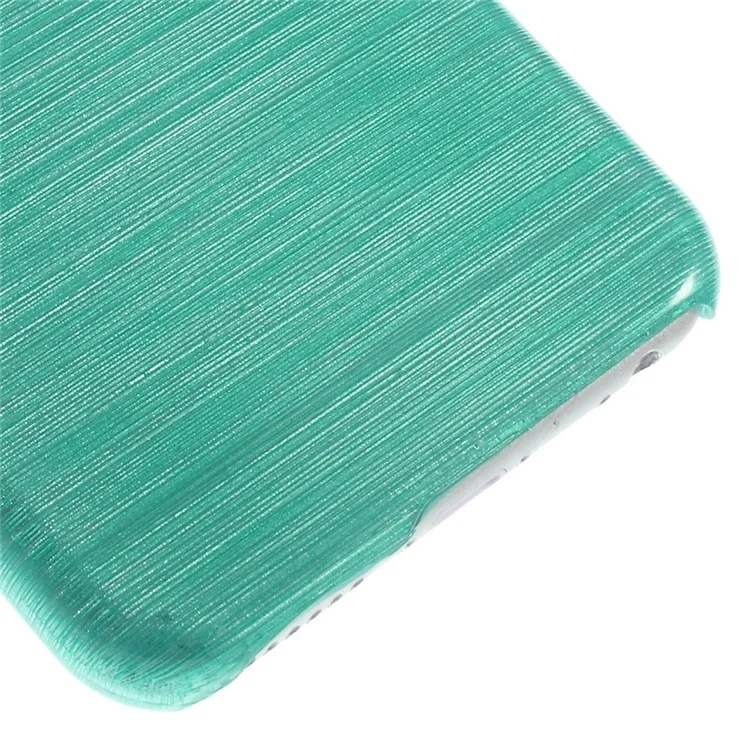 Glossy Outer Brushed Inner Hard Shell Case for iPhone 6s / 6 - Cyan