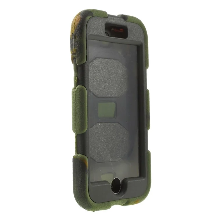Heavy Duty Silicone & PC Shell Case for iPhone 6 / 6s 4.7 inch w/ Belt Clip - Camouflage