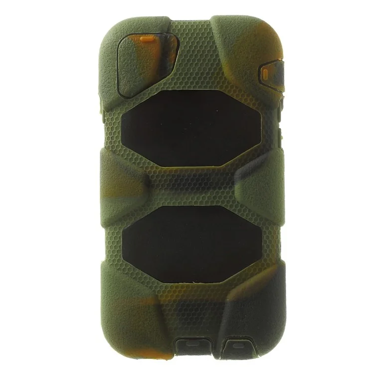 Heavy Duty Silicone & PC Shell Case for iPhone 6 / 6s 4.7 inch w/ Belt Clip - Camouflage