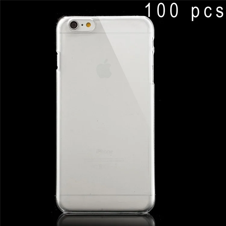 100PCS DIY Your Own Style Blank Glossy Hard Case for iPhone 6 Plus / 6s Plus - Transparent