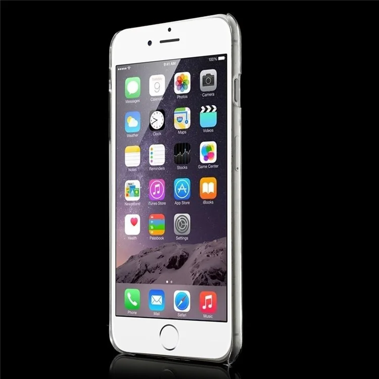 100PCS DIY Your Own Style Blank Glossy Hard Case for iPhone 6 Plus / 6s Plus - Transparent