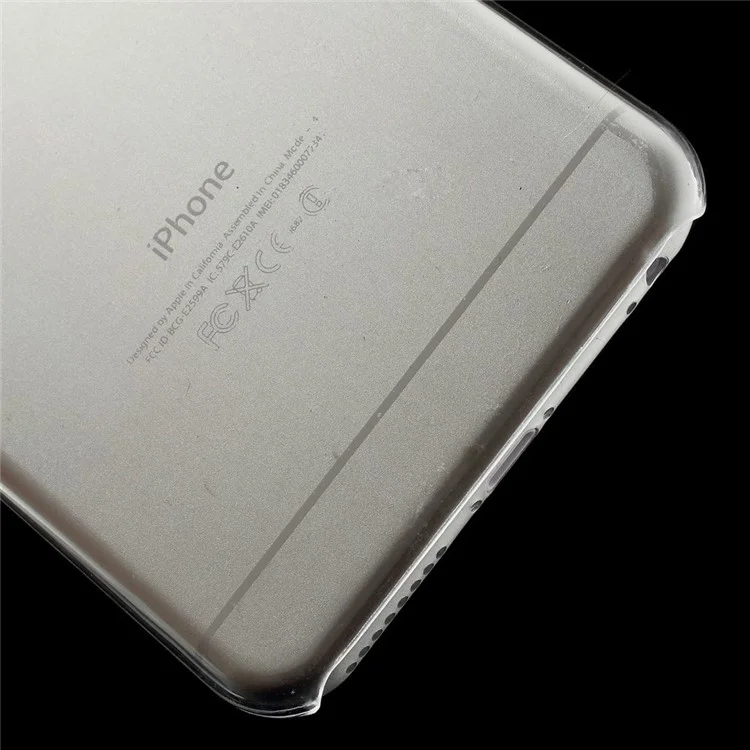 100PCS DIY Your Own Style Blank Glossy Hard Case for iPhone 6 Plus / 6s Plus - Transparent