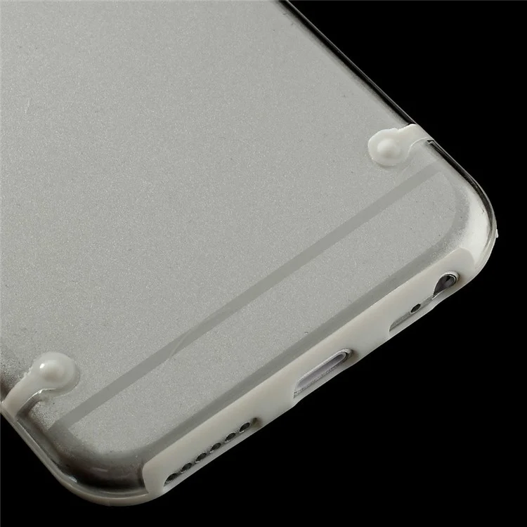 Luminous Glow TPU Edge and Crystal PC Shell for iPhone 6 / 6s - White