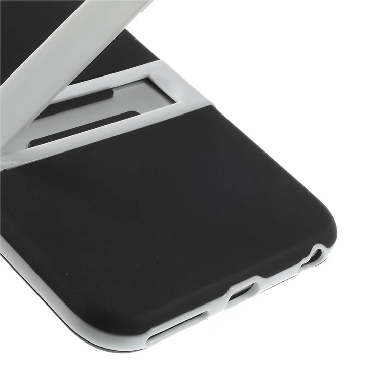Protective PC + TPU Hybrid Case w/ Kickstand for iPhone 6 Plus / 6s Plus - Black
