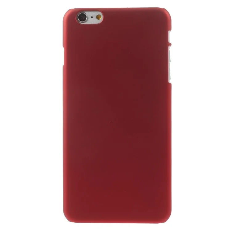 Rubberized Hard Plastic Cover for iPhone 6 Plus / 6s Plus 5.5 inch - Red