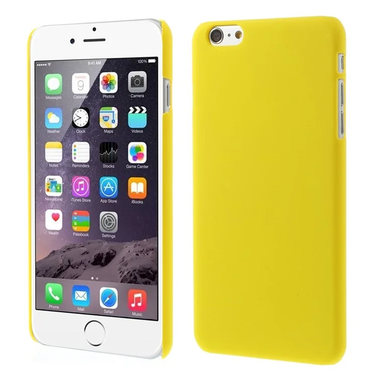 Rubberized Hard Plastic Case for iPhone 6 Plus / 6s Plus 5.5 inch - Yellow