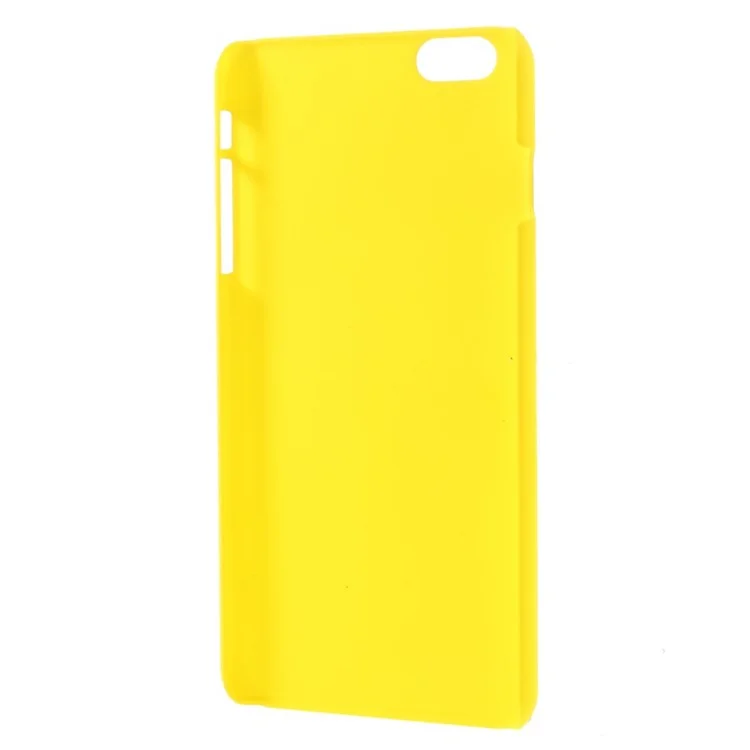 Rubberized Hard Plastic Case for iPhone 6 Plus / 6s Plus 5.5 inch - Yellow