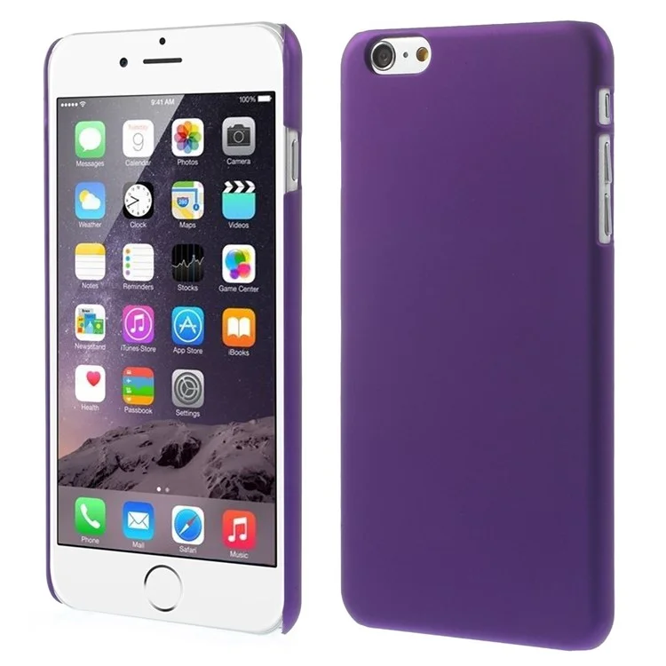 Rubberized Hard Plastic Case for iPhone 6 Plus / 6s Plus 5.5 inch - Purple