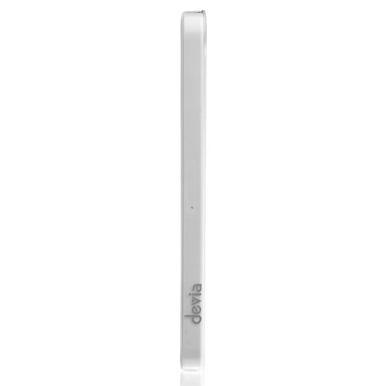 Devia Anti-fingerprint 0.7mm Matte Plastic Hard Cover for iPhone SE 5s 5 - Transparent