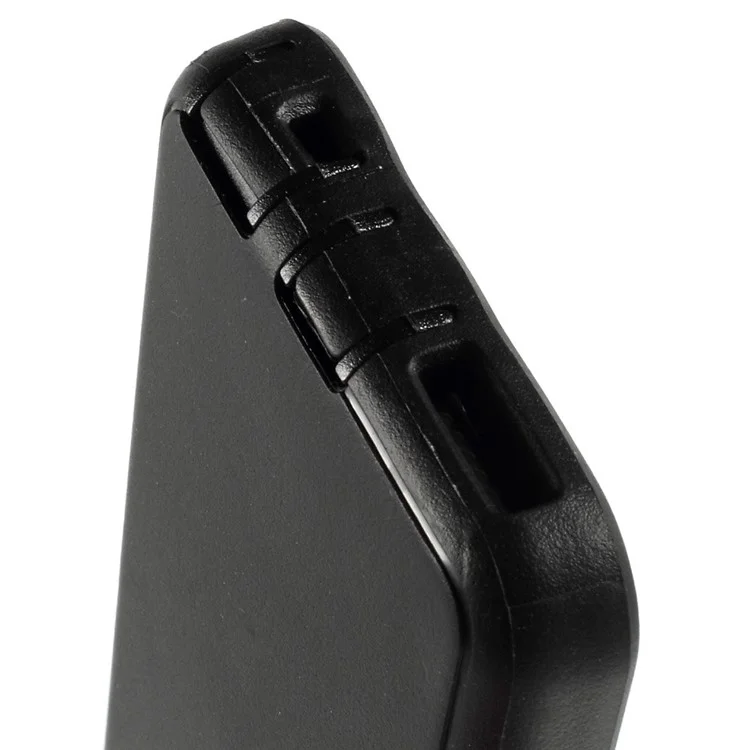 Shockproof PC + TPU Hybrid Case w/ Swivel Belt Clip Stand for iPhone 6s 6 - Black