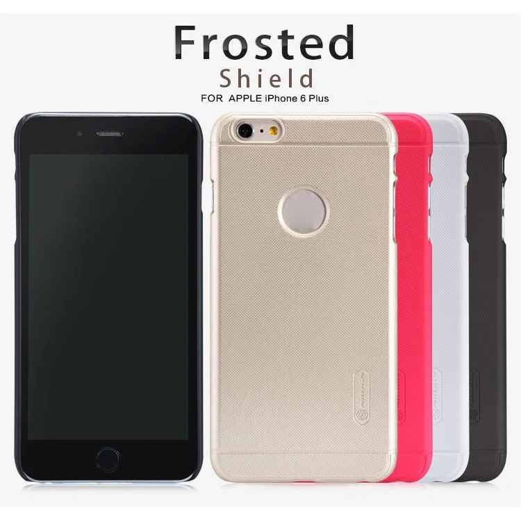 NILLKIN for iPhone 6 Plus / 6s Plus Super Frosted Shield Hard Case w/ Screen Protector - Black