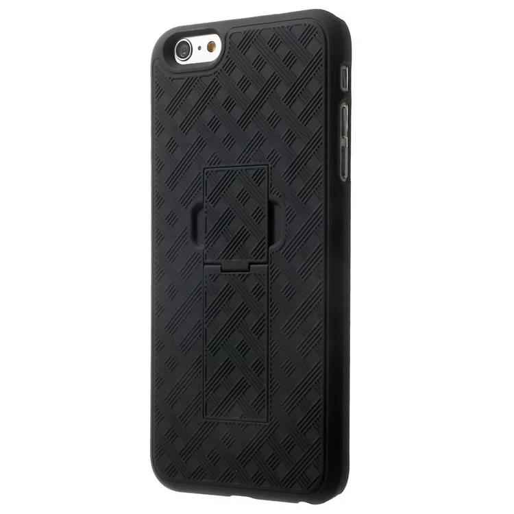 Checker Design Anti-slip Belt Clip Holster Hard Plastic Case for iPhone 6 Plus / 6s Plus