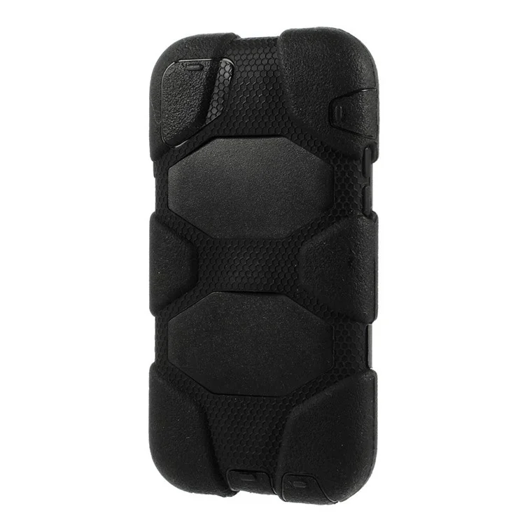 Heavy Duty Silicone & PC Hybrid Case for iPhone 6 Plus / 6s Plus 5.5" w/ Belt Clip - Black
