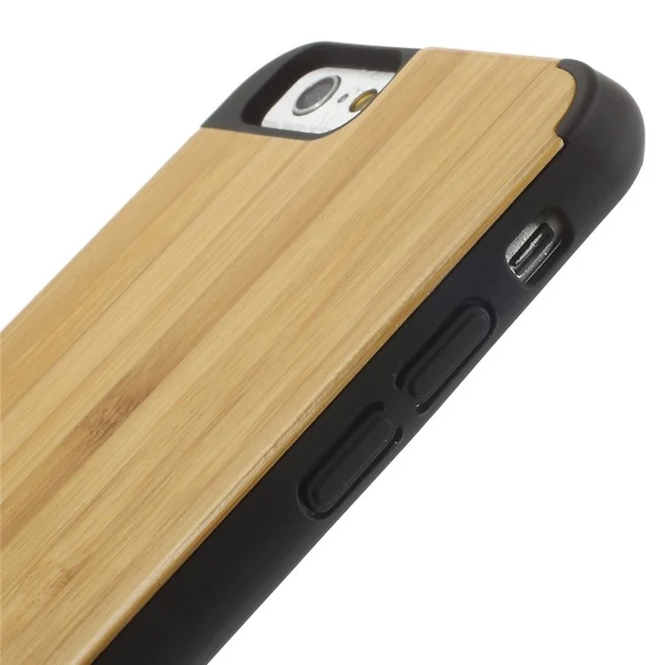 Real Bamboo Coated Plastic Back Case for iPhone 6 4.7 inch