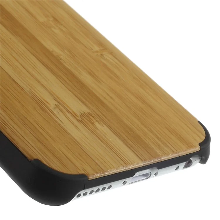 Real Bamboo Coated Plastic Back Case for iPhone 6 4.7 inch