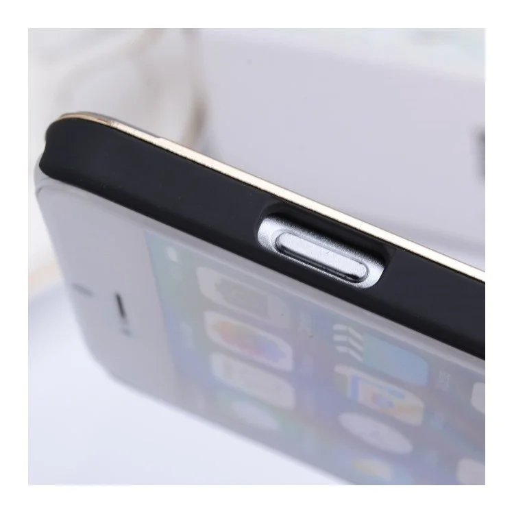 MOTOMO Brushed Aluminum Skin PC Hard Case for iPhone 6s 6 - Champagne