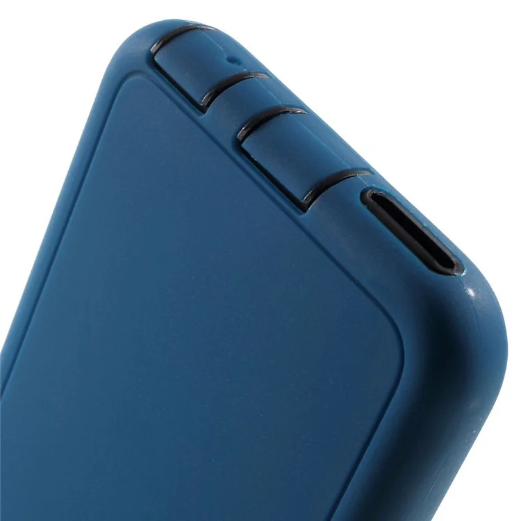 4-Piece PC & TPU Heavy Duty Shell For iPhone 6s Plus / 6 Plus 5.5 inch w/ Swivel Belt Clip - Blue