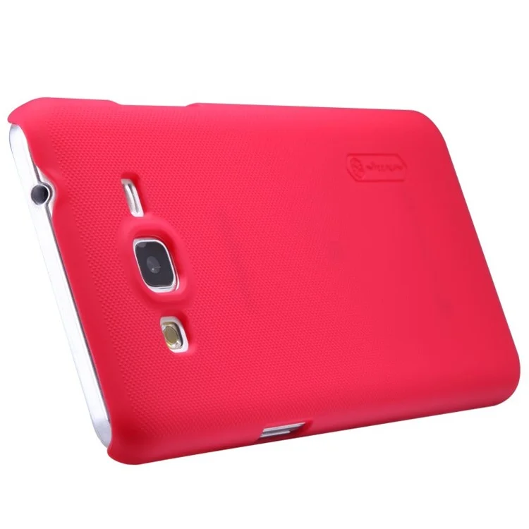 NILLKIN Super Frosted Shield Plastic Case for Samsung Galaxy Grand Prime G530 w/ Screen Film - Red