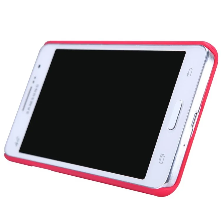 NILLKIN Super Frosted Shield Plastic Case for Samsung Galaxy Grand Prime G530 w/ Screen Film - Red