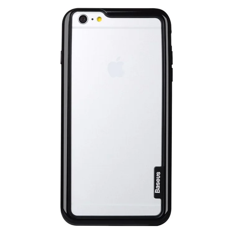 BASEUS Pierre TPU + PC Slim Bumper for iPhone 6 Plus / 6s Plus 5.5 Inch - Black