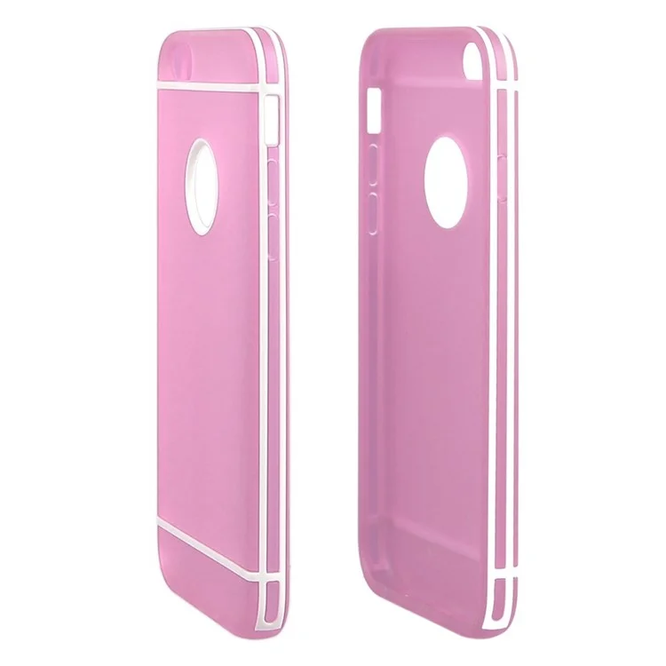 ENKAY for iPhone 6 / 6s 4.7-inch Protective PC Edges & TPU Hybrid Case Shell - Pink