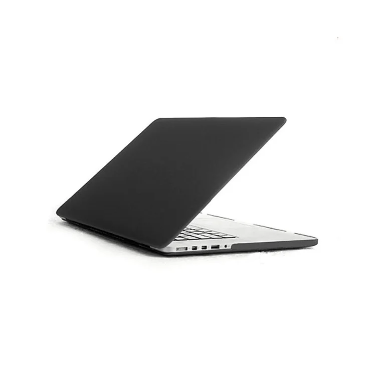Black ENKAY Matte Plastic Case + Keyboard Film + Anti-dust Plugs for MacBook Pro 15.4" w/ Retina Display (A1398)