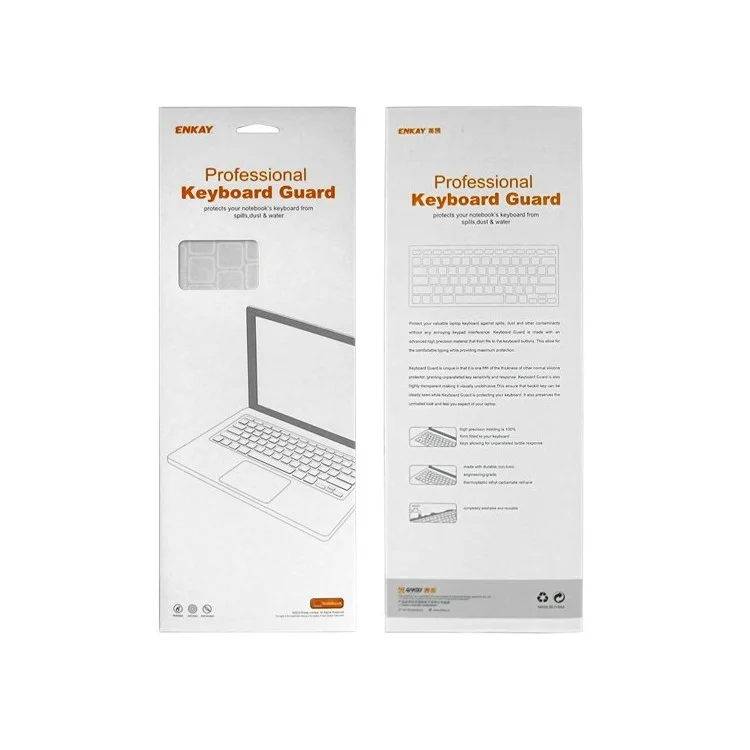 Белый ENKAY HAT PRINCE для MacBook Pro 13.3" A1425 Retina Display Crystal PC Cover + Keyboard Film + Anti-dust Plugs