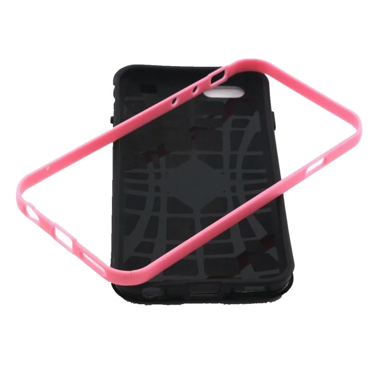 Colorful Hearts IMD TPU Back Cover + Plastic Bumper Rim for  iPhone 6 / 6s
