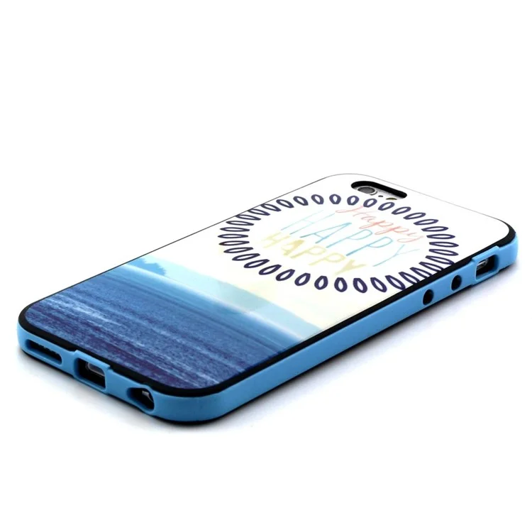 Happy Letters & Sea 2-in-1 IMD TPU Shell + PC Bumper Rim for  iPhone 6 / 6s