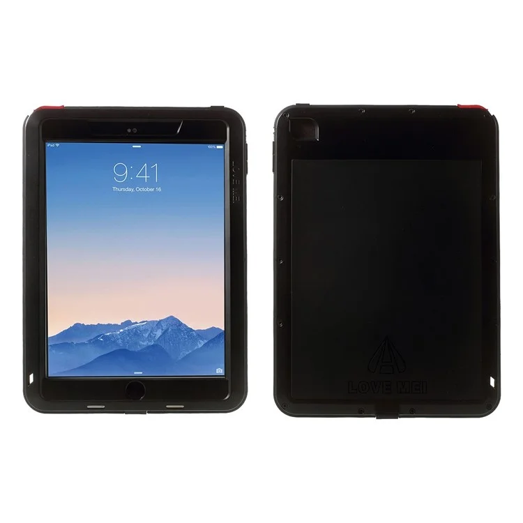 LOVE MEI for iPad Air 2 Shockproof Dropproof Dustproof Case - Black