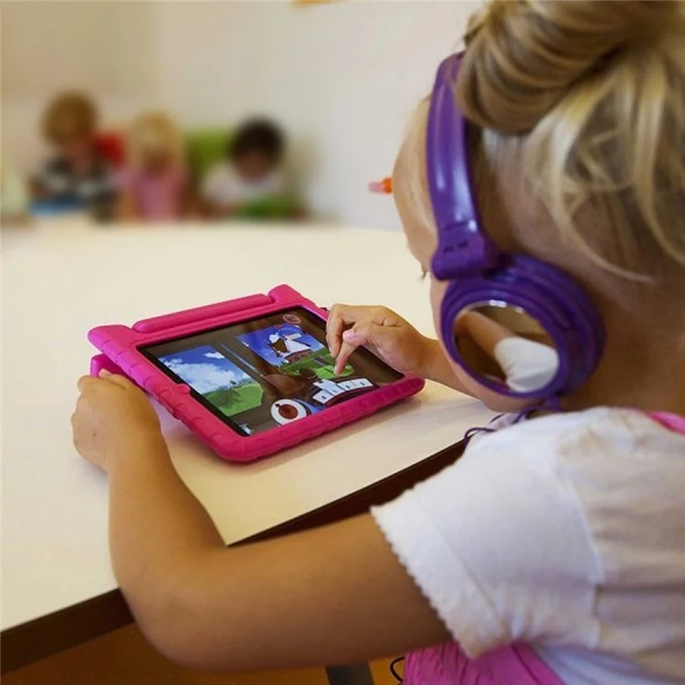 MOCREO Funcase Kids Friendly Shockproof EVA Foam Case for iPad mini 1 2 3 - Rose