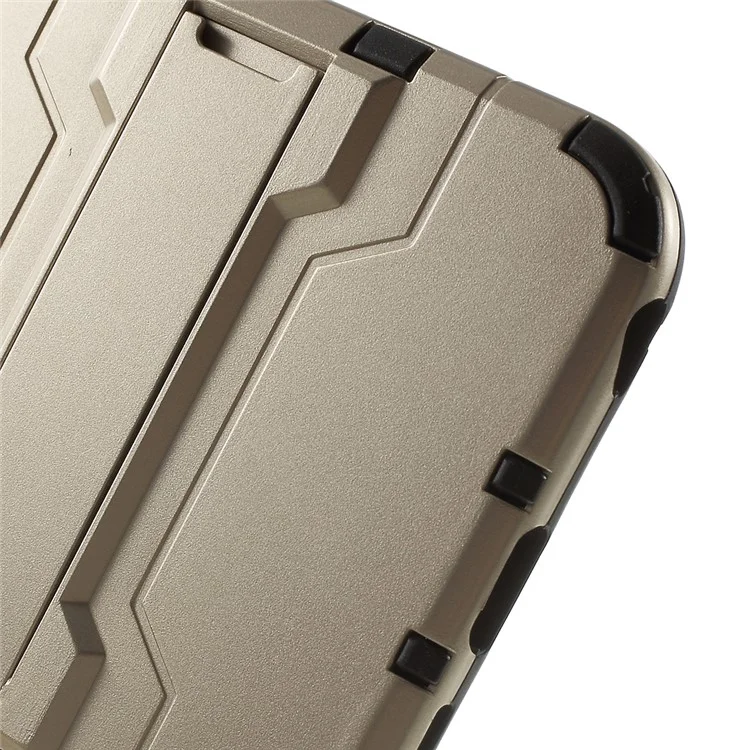 PC and TPU Hybrid Kickstand Shell for iPhone 6 Plus / 6s Plus - Champagne
