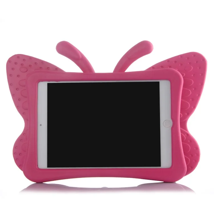 3D Butterfly Kids Stoßdämpfer EVA -abdeckung Für Ipad Mini 3/2/1 - Rose