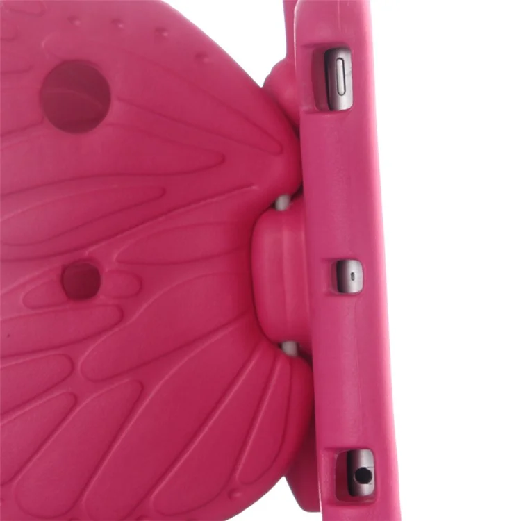 3D Butterfly Kids Shockproof EVA Cover for iPad Mini 3/2/1 - Rose