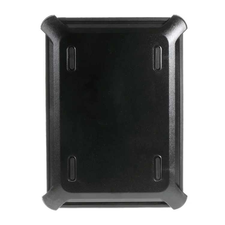 Heavy Duty PC TPU Hybrid Case for iPad Air 2 with Touchable Screen Protector - Black