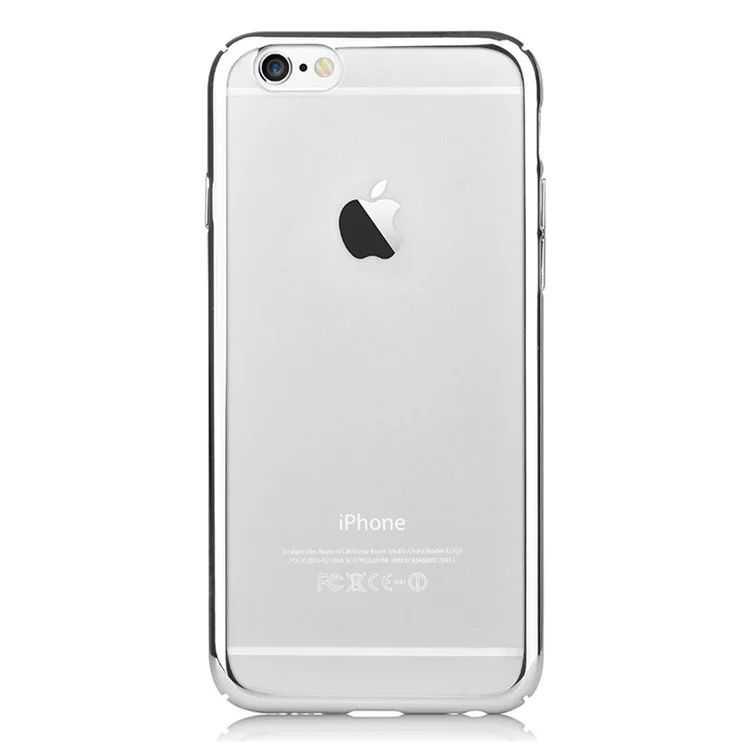 DEVIA Glimmer All-wrapped Electroplating Plastic Cover for iPhone 6s Plus / 6 Plus - Silver