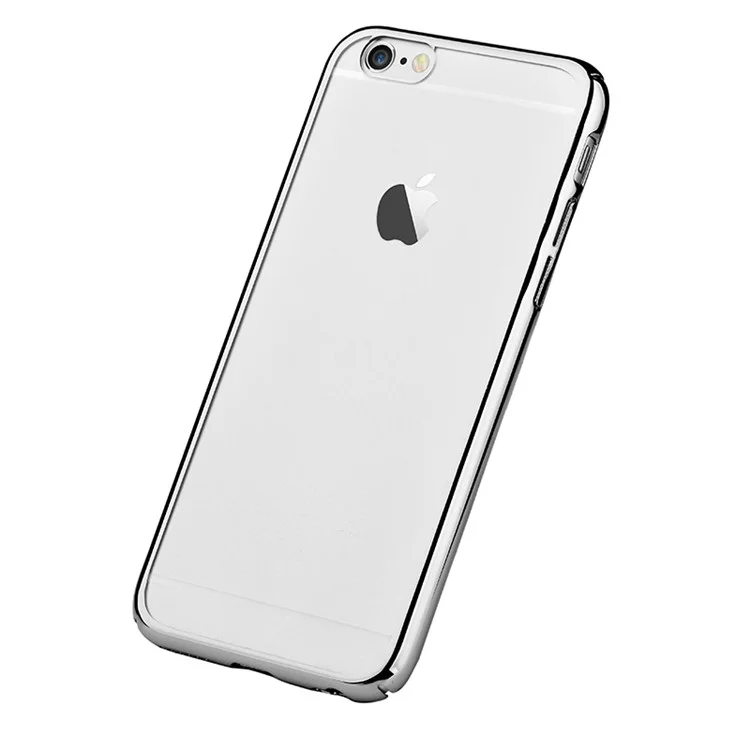 DEVIA Glimmer All-wrapped Electroplating Plastic Cover for iPhone 6s Plus / 6 Plus - Silver